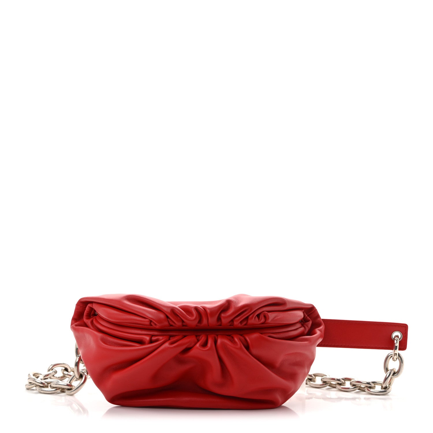 Bottega Veneta Nappa The Belt Chain Pouch Red 1 of 9
