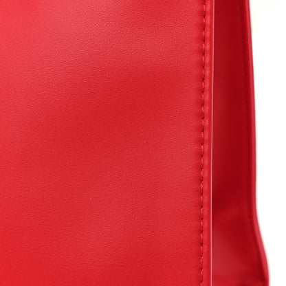 Telfar Vegan Leather Medium Shopping Bag Red 14 of 14