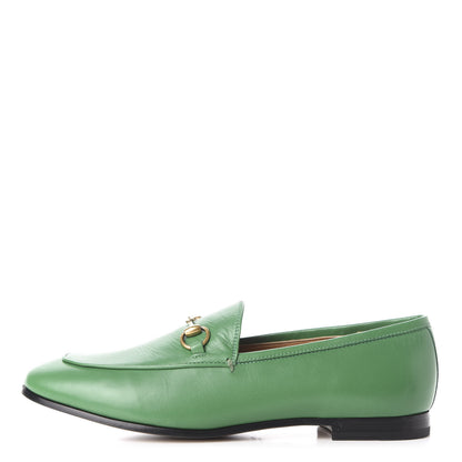 Gucci Malaga Kid Womens Jordaan Loafers 38.5 New Shamarock 1 of 11