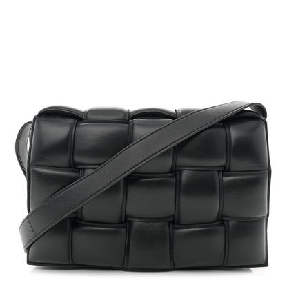 Bottega Veneta Nappa Maxi Intreccio Padded Cassette Crossbody Bag Black 1 of 13