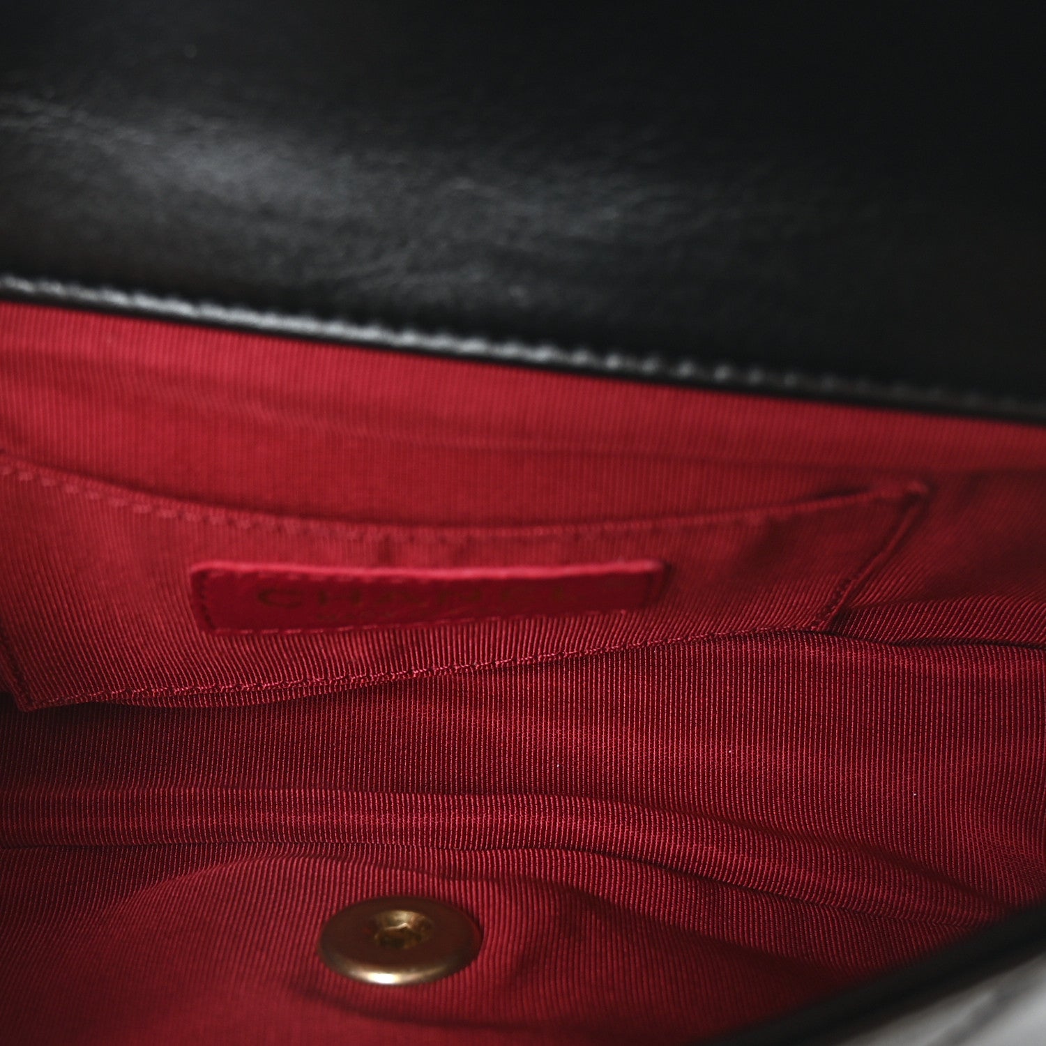 Chanel Calfskin Quilted Mini Rectangular Crystal Pearls Chain Flap Black 5 of 11