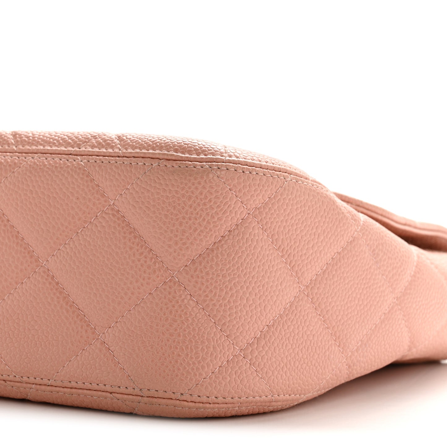 Caviar Quilted XL Jumbo Single Flap Light Pink