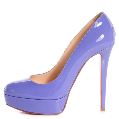 Christian Louboutin Patent Bianca 140 Pumps 39 Lavender 1 of 7