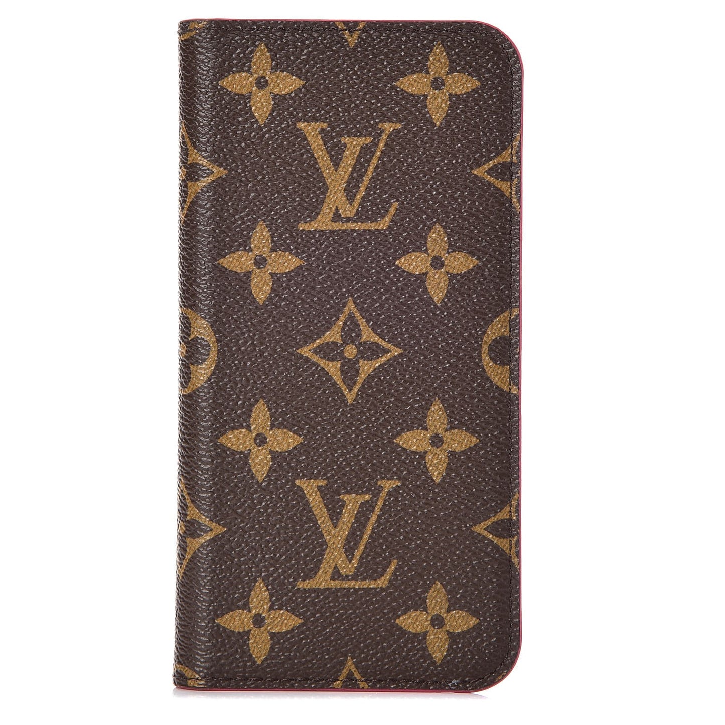 Monogram iPhone X Folio Case Rose Pop