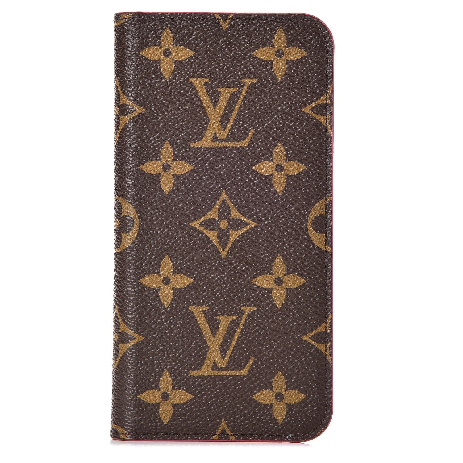 Louis Vuitton Monogram iPhone X Folio Case Rose Pop 1 of 6