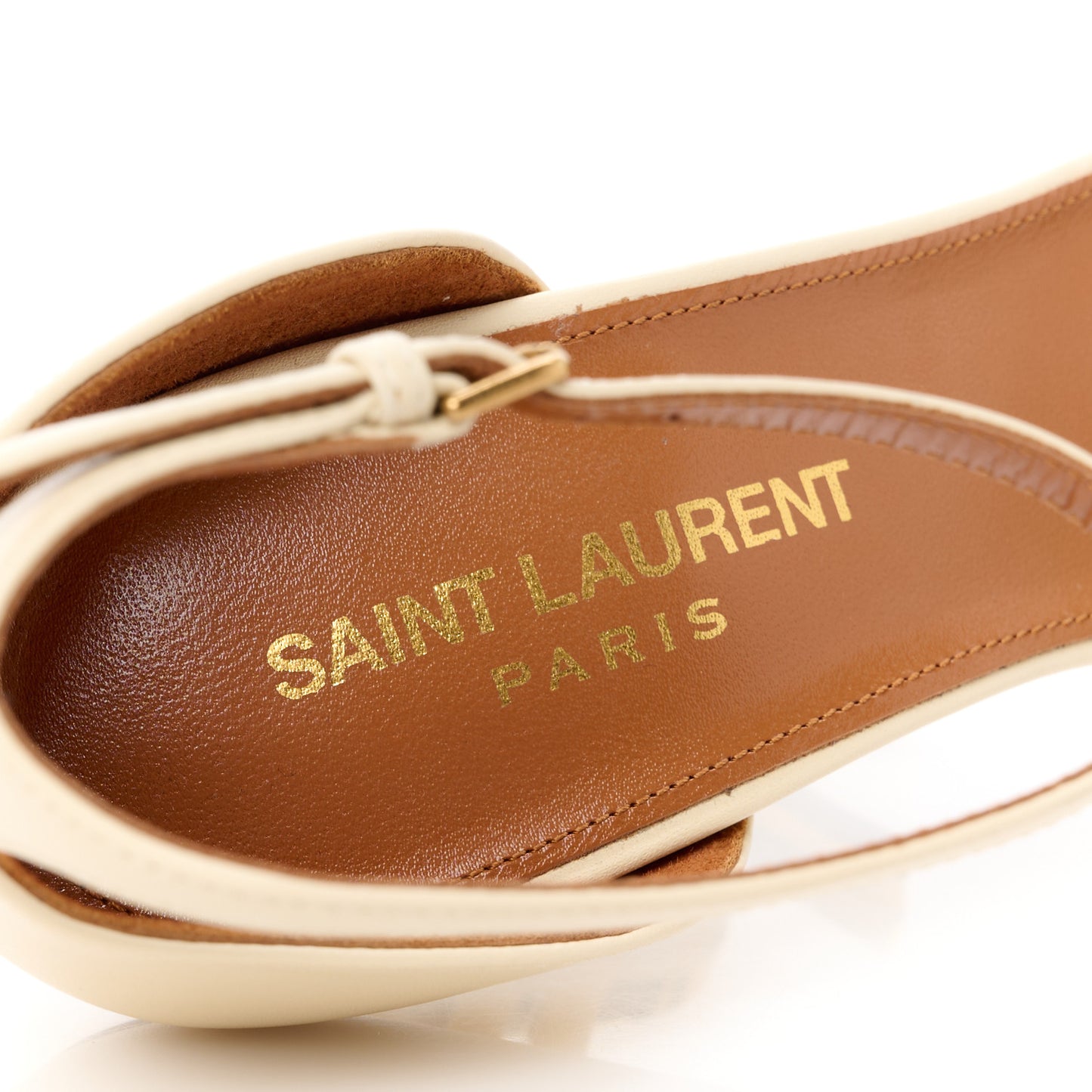 Calfskin 110 Opyum Sandals 36.5 Real Beige