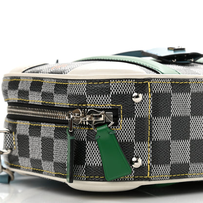 Louis Vuitton Damier Valisette BB Black White 8 of 9