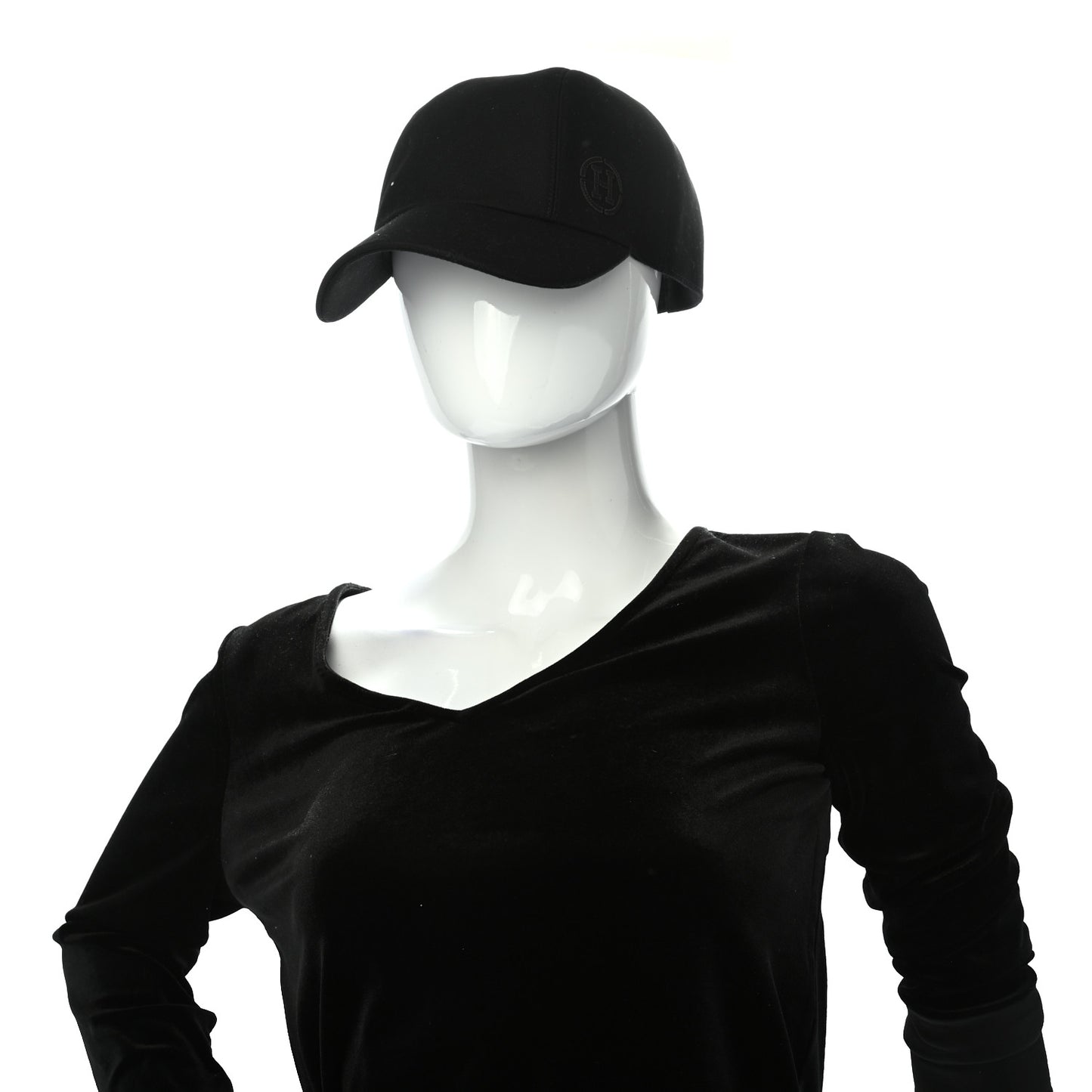 Cotton Miles H Circle Hat 59 Black
