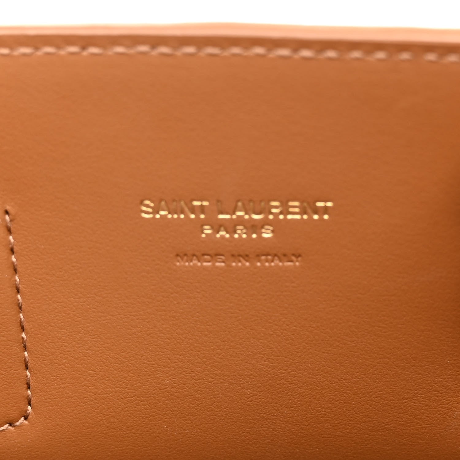 Saint Laurent Grained Calfskin Nano Sac De Jour Cinnamon 1334586