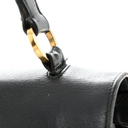 Saint Laurent Calfskin Canvas Small Muse Two Black 13 of 13