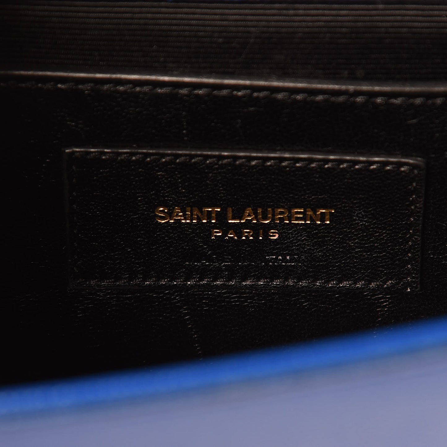 Grain De Poudre Small Classic Monogram Kate Satchel Royal Blue