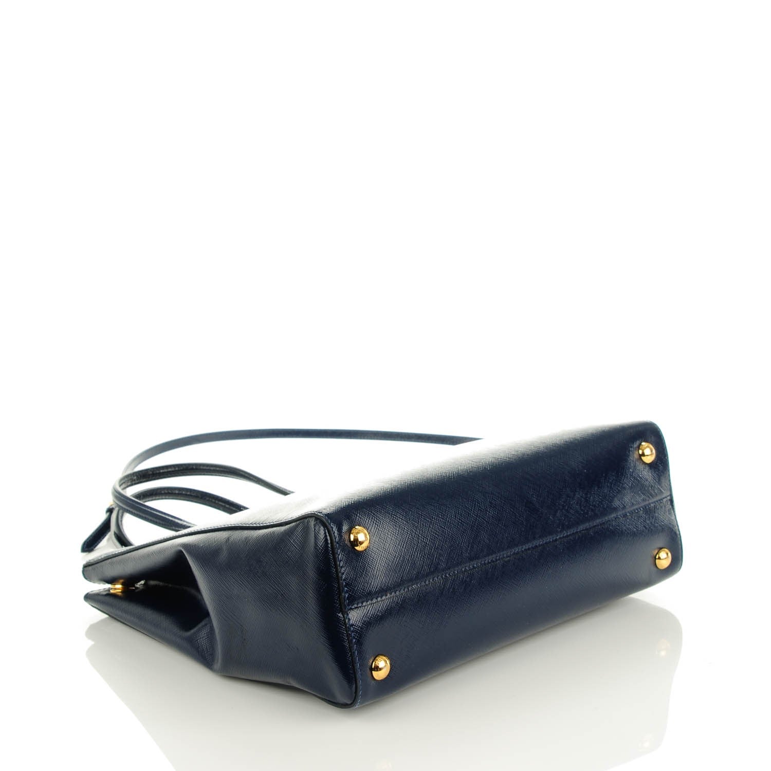 Prada Saffiano Vernice Parabole Tote Royal 4 of 8