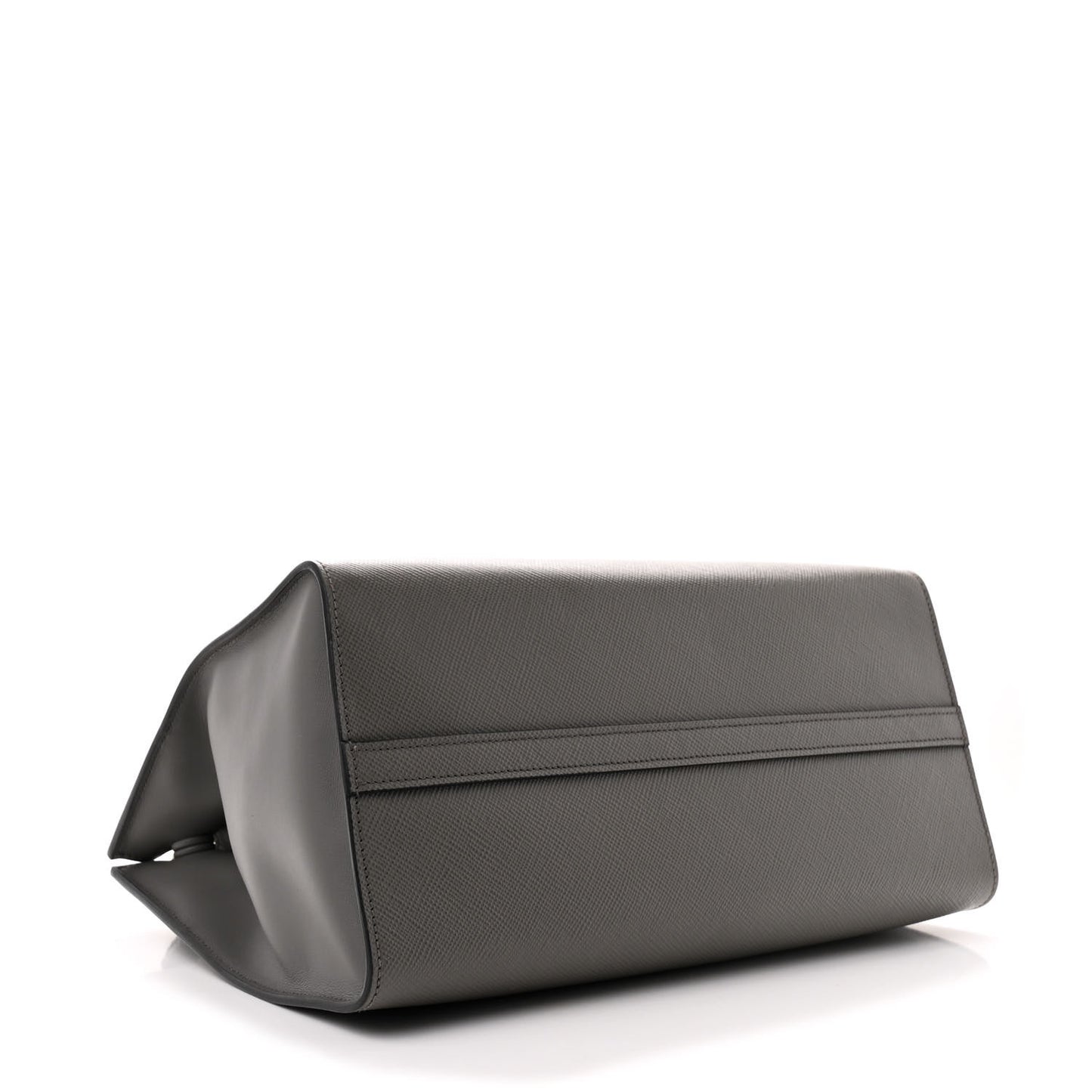 Saffiano Cuir Calfskin Medium Monochrome Top Handle Tote Ardesia
