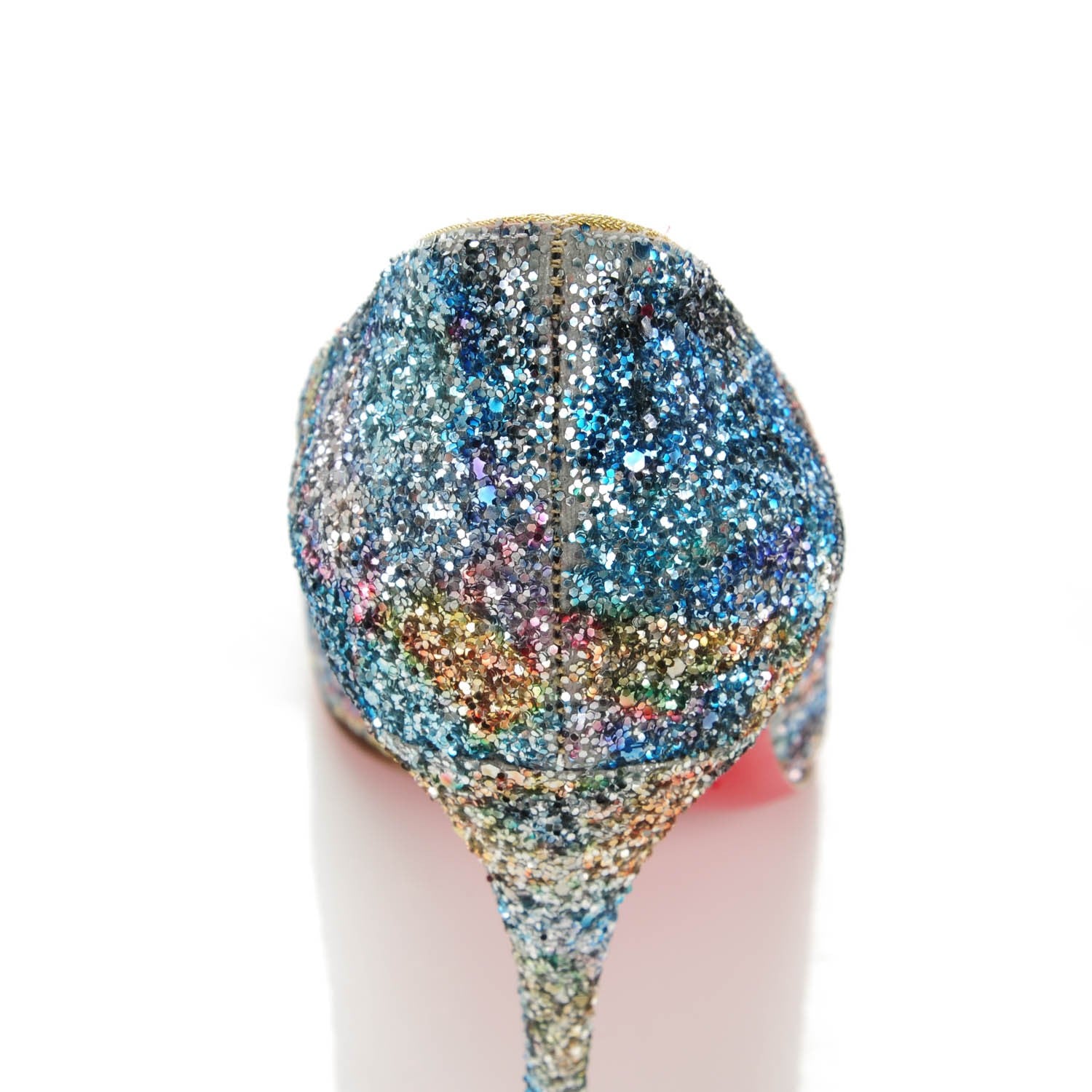 Christian Louboutin Glitter Dorissima 100 Pumps 42 Horizon Gold 9 of 9