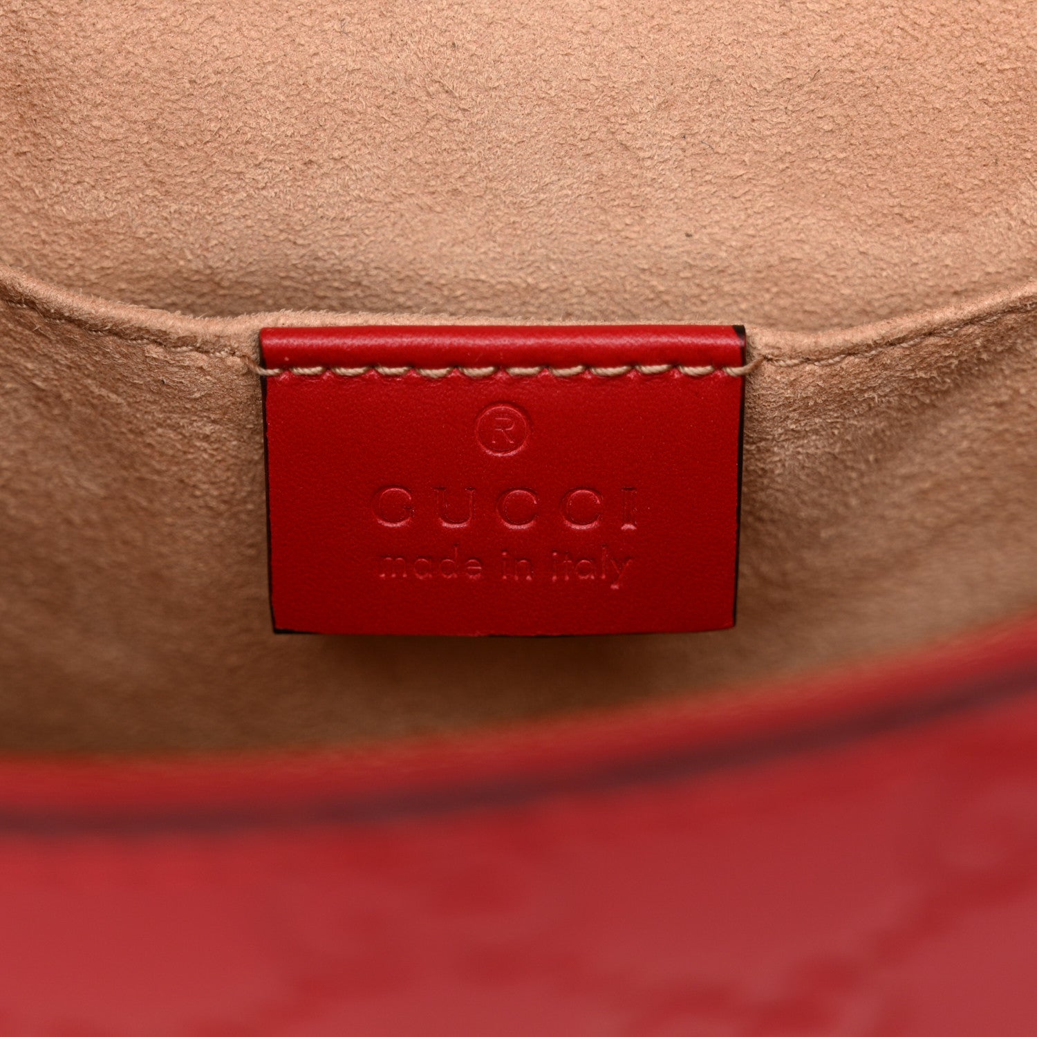 Gucci Guccissima Web Medium Padlock Messenger Shoulder Bag Hibiscus Red 6 of 16