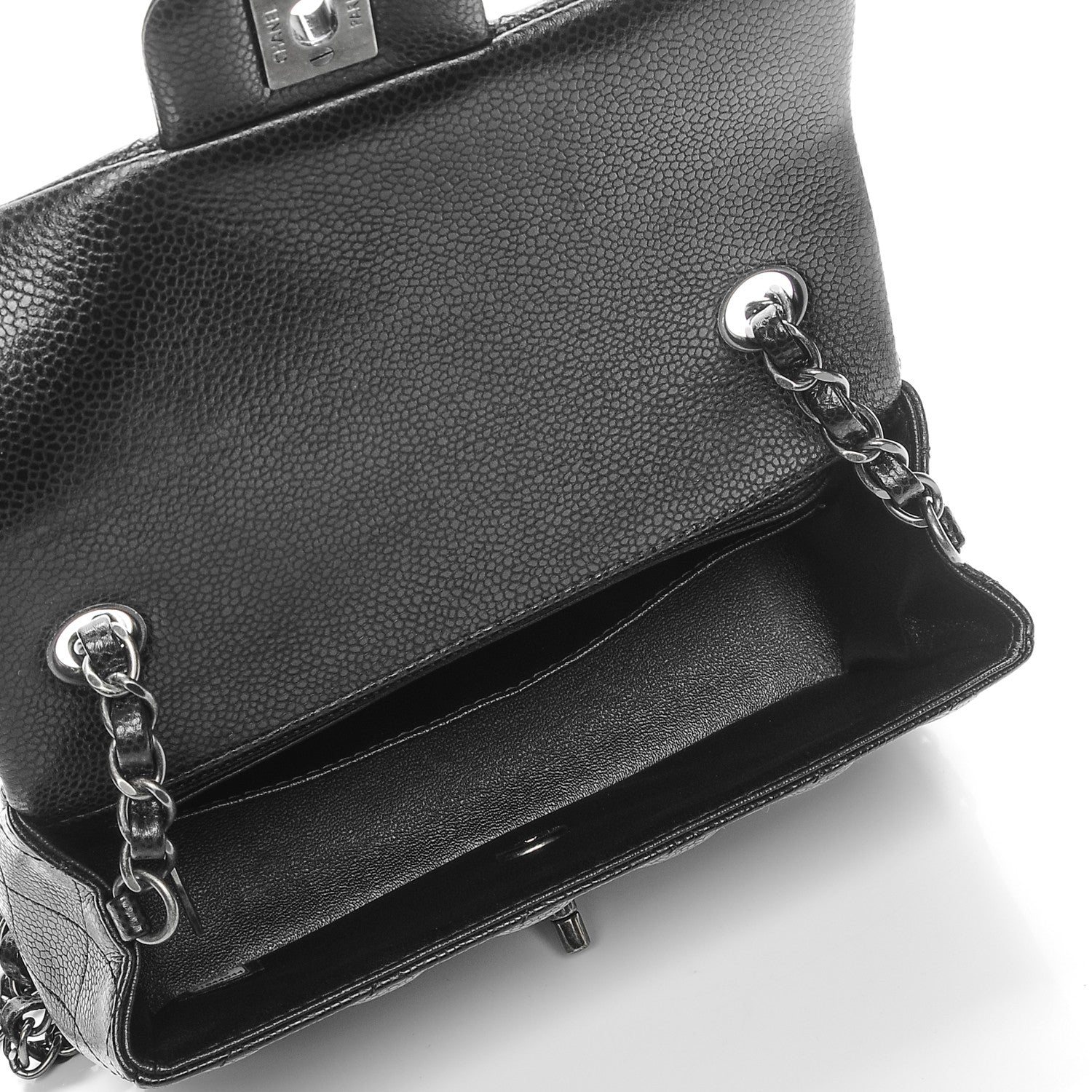 Chanel Caviar Quilted Mini Rectangular Flap Black 5 of 7