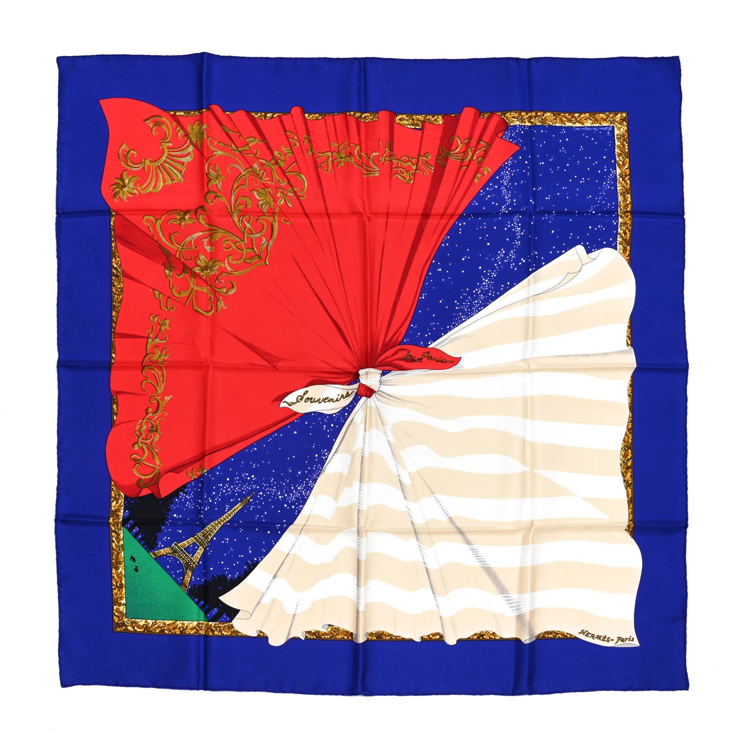 Silk Souvenirs De Paris Scarf 90