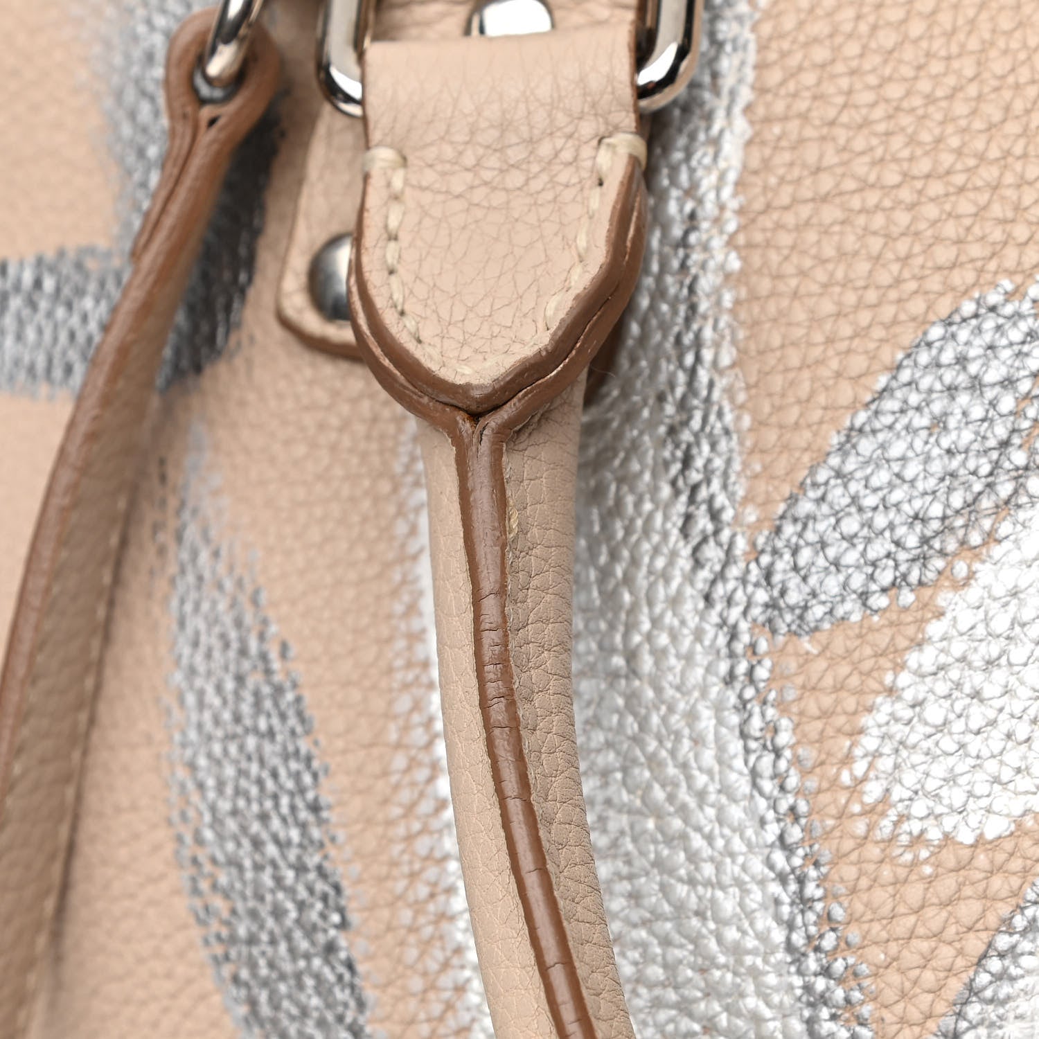 Burberry Prorsum Grainy Calfskin Hand Painted Bloomsbury Beige 14 of 19