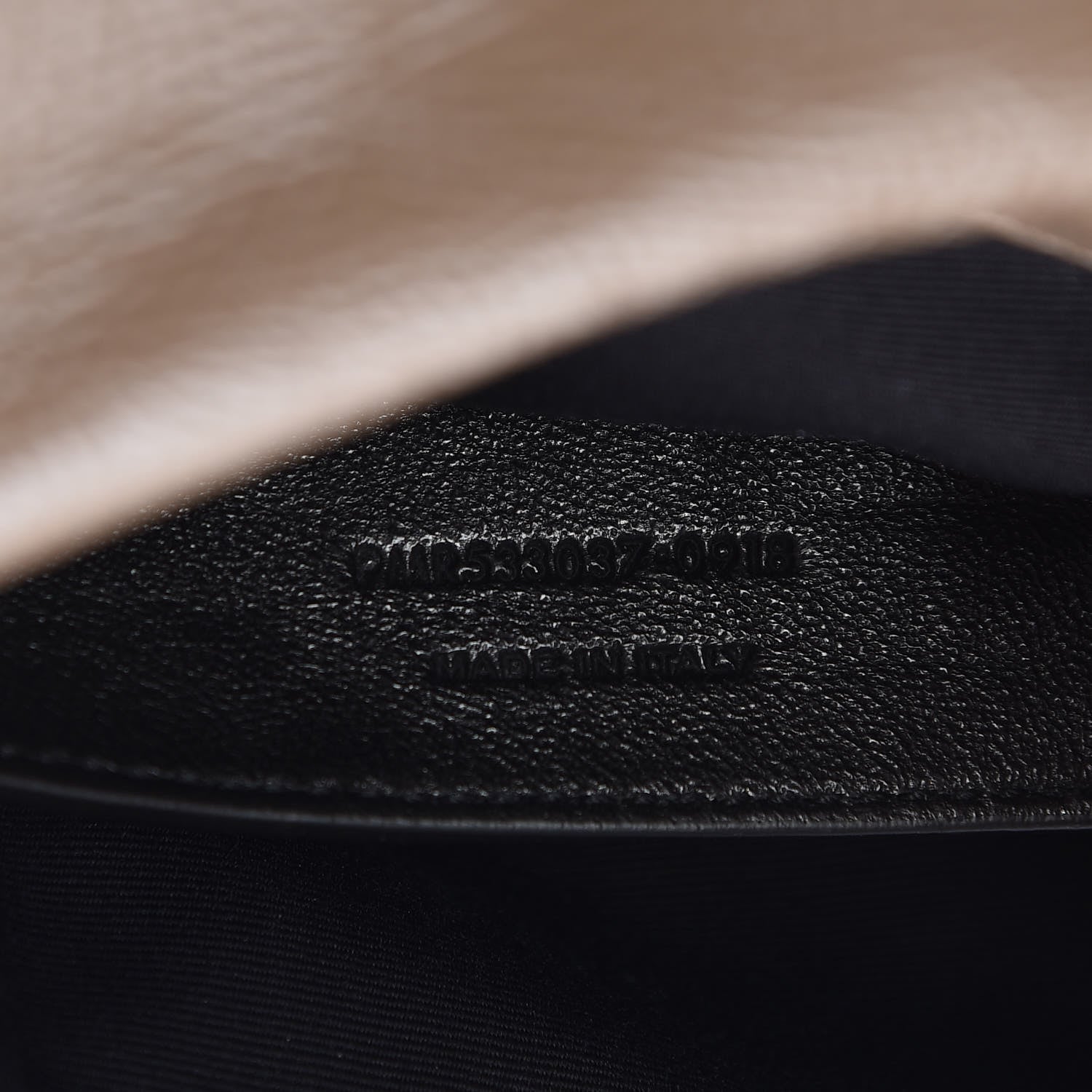 Saint Laurent Crinkled Calfskin Matelasse Monogram Baby Niki Chain Satchel Light Taupe 8 of 10