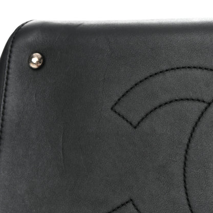 Chanel Calfskin Quilted Small Easy Shopping Tote Black 11 of 13