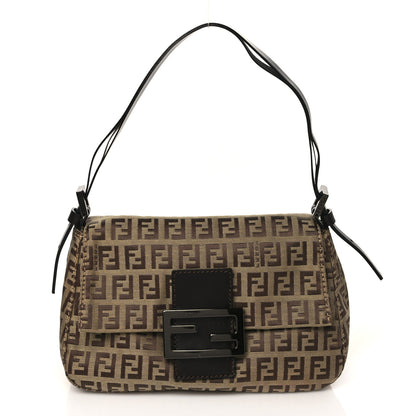 Fendi Zucchino Mini Mama Baguette Tobacco 1 of 11