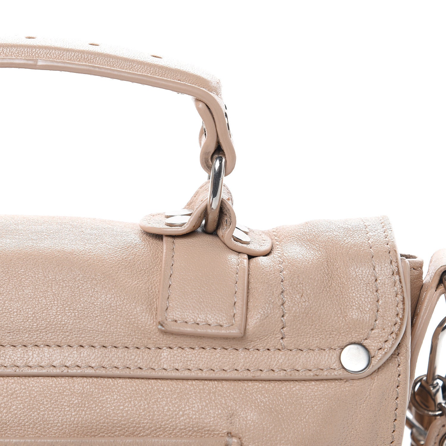 Proenza Schouler Lambskin Tiny PS1 Satchel Nude 13 of 18
