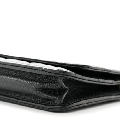 Chanel Caviar Quilted Wallet on Chain WOC Black 11 of 12
