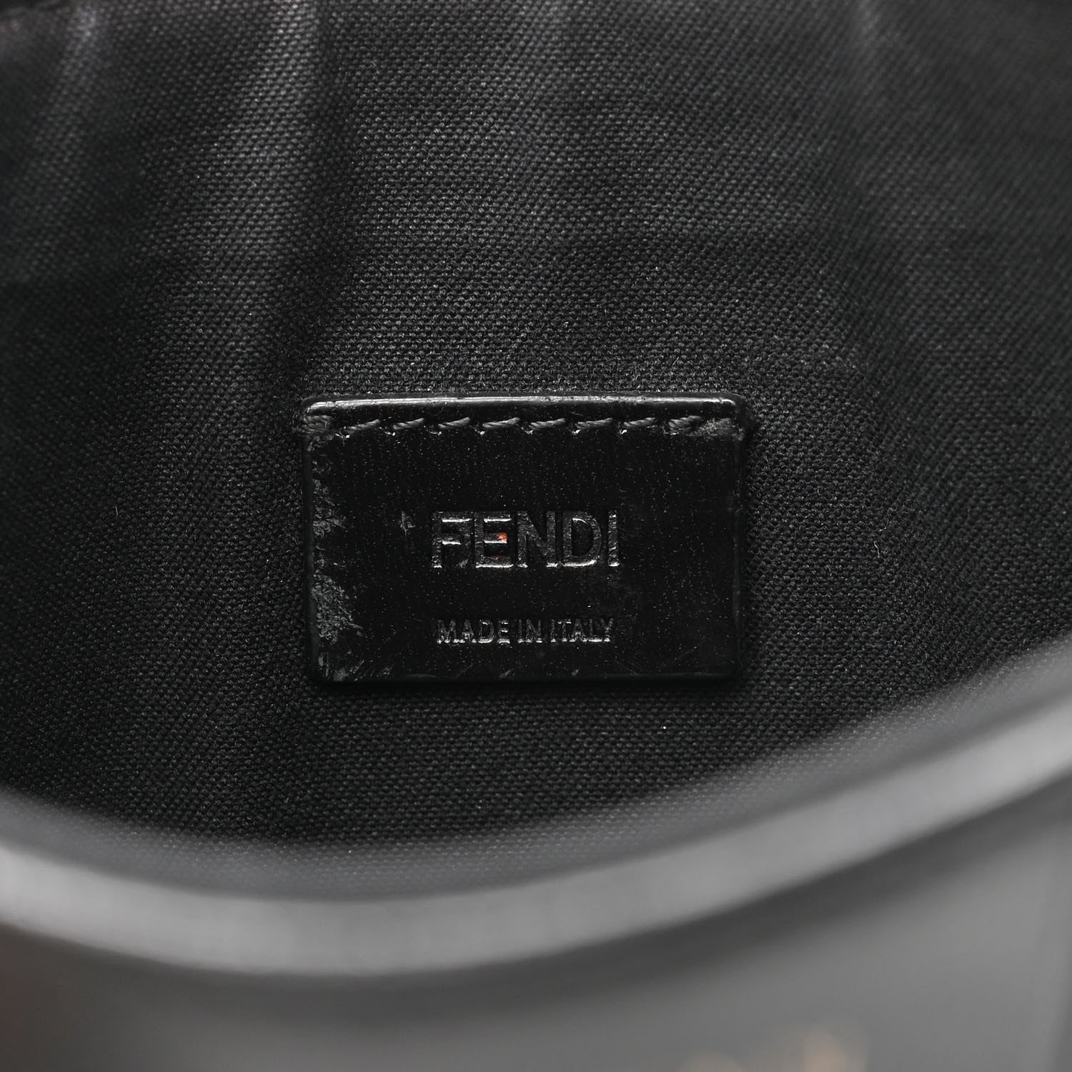 Fendi Vitello Baltico Mini Pouch Crossbody Pouch Black 6 of 13