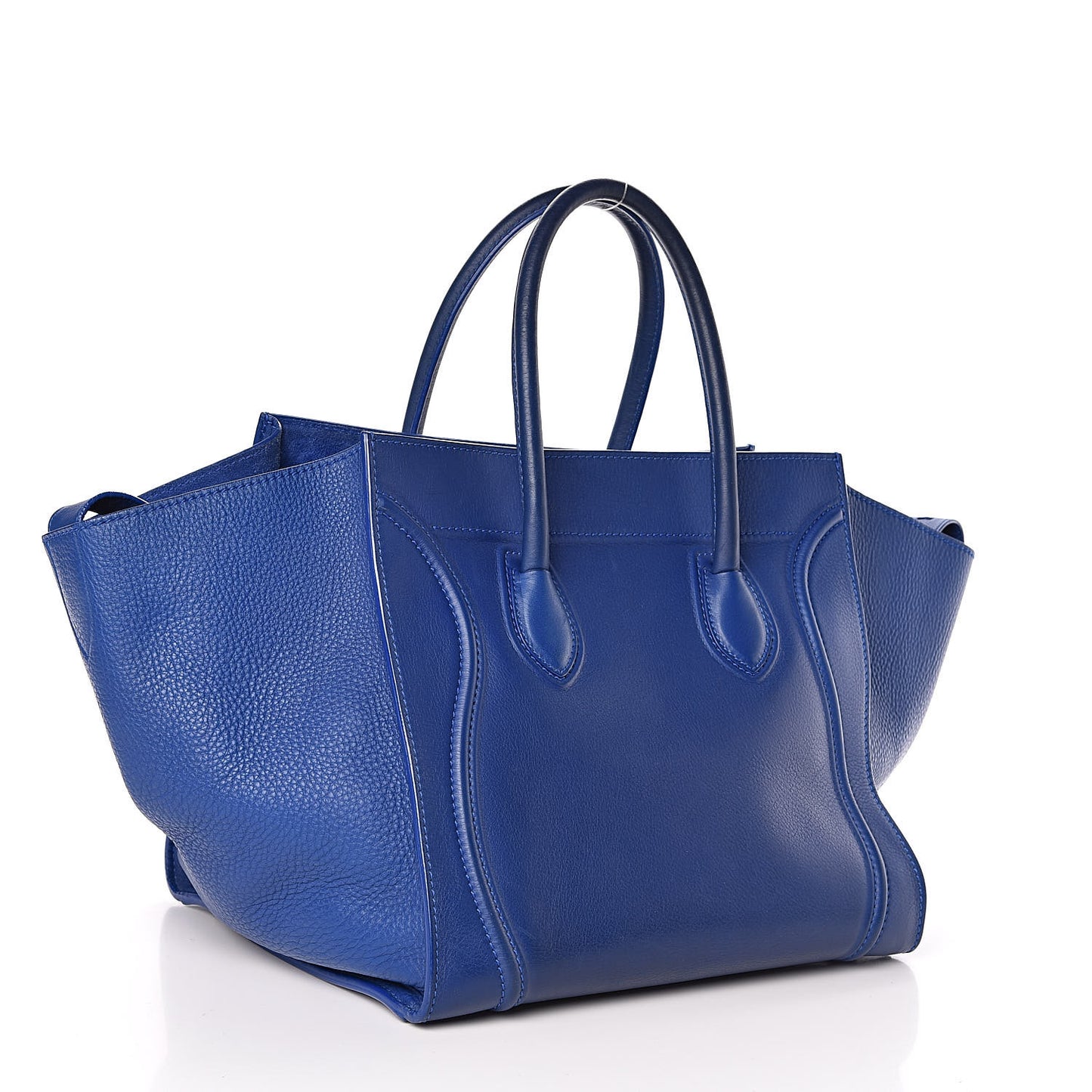Supple Calfskin Medium Phantom Luggage Royal Blue