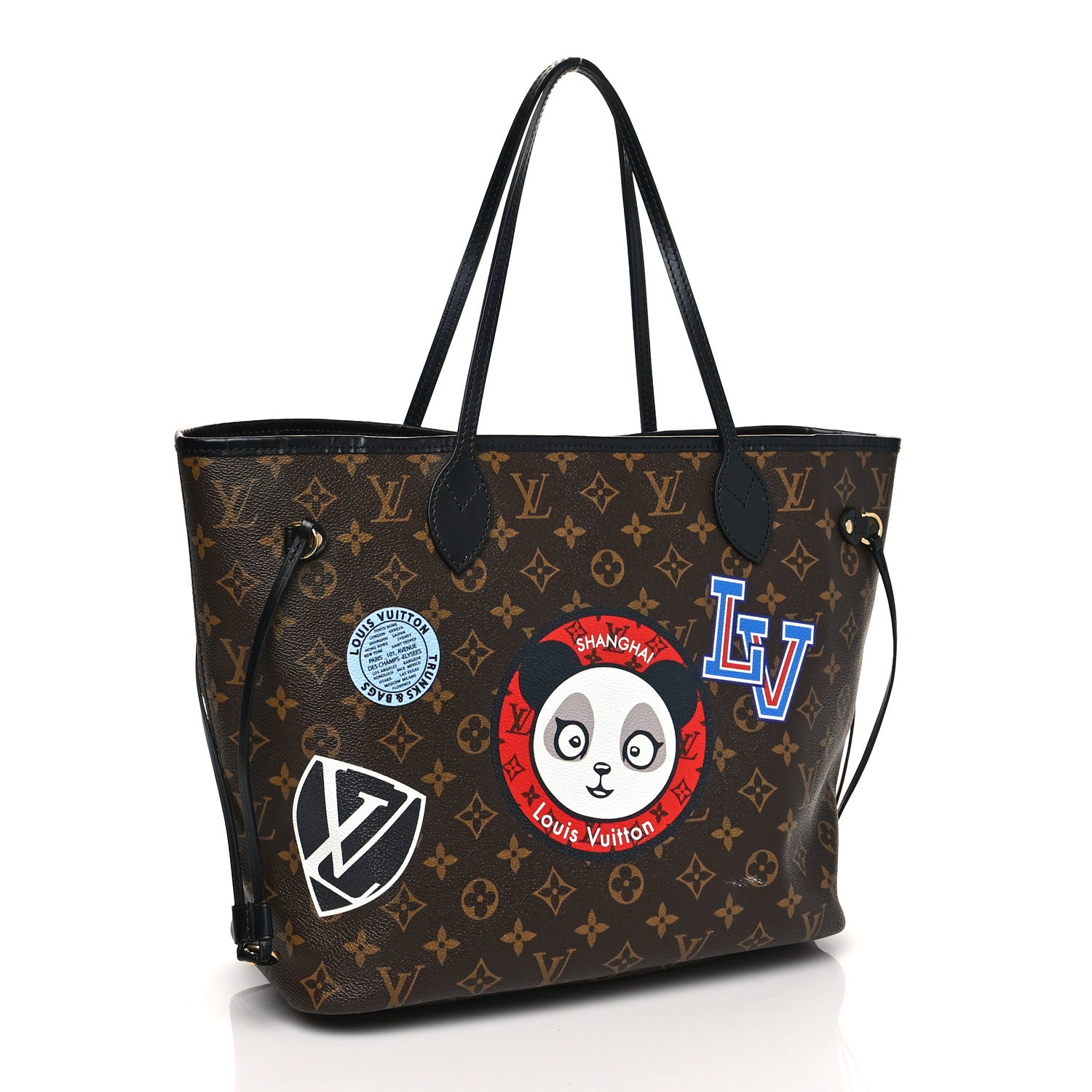 Louis Vuitton Monogram My LV World Tour Neverfull MM 4 of 14