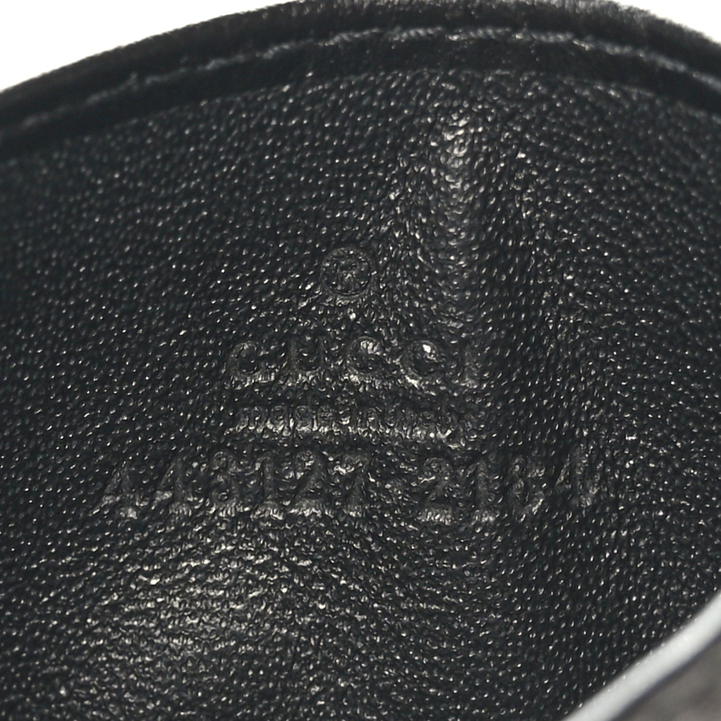 Calfskin Matelasse GG Marmont Card Holder Black