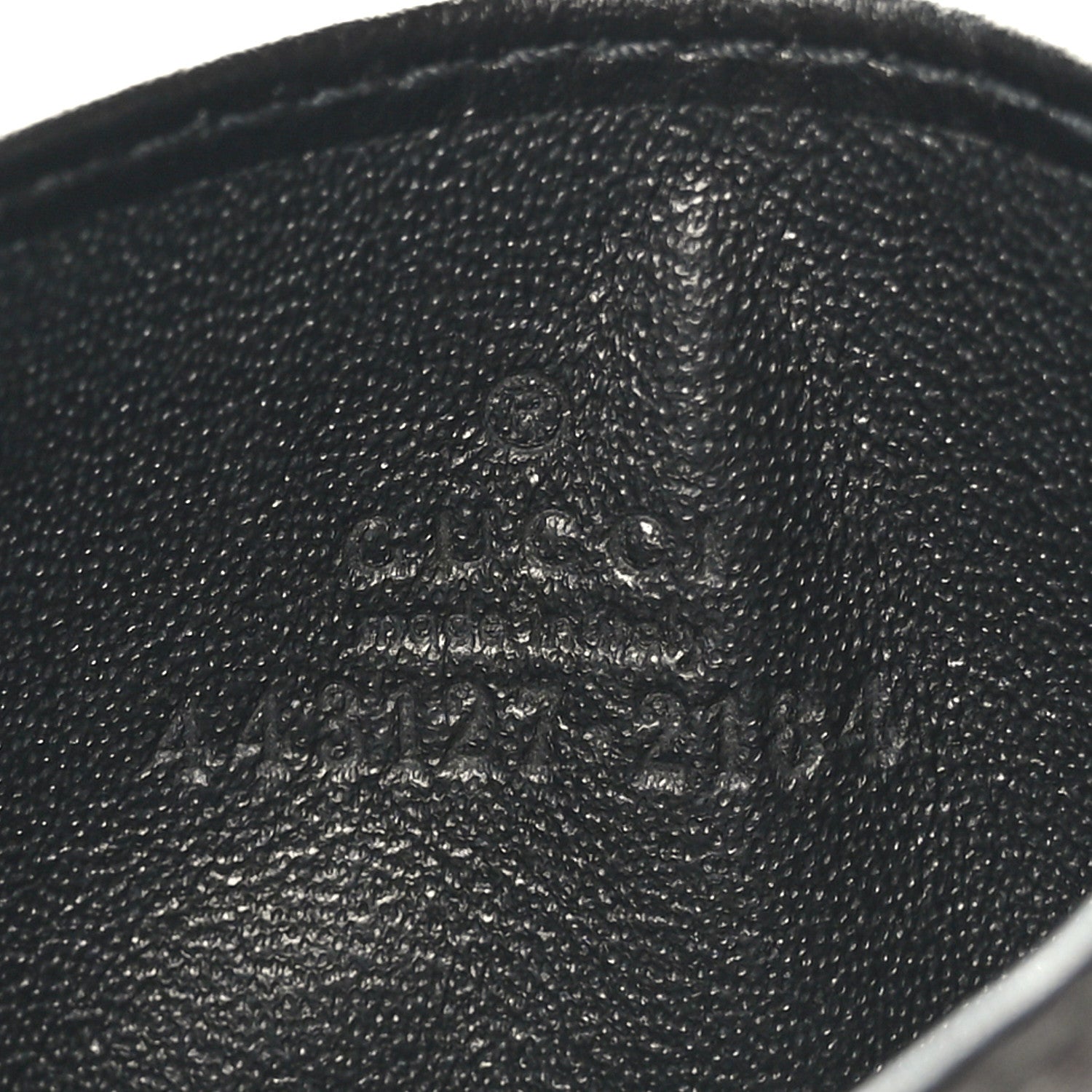 Gucci Calfskin Matelasse GG Marmont Card Holder Black 6 of 7
