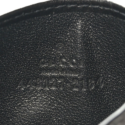 Gucci Calfskin Matelasse GG Marmont Card Holder Black 6 of 7