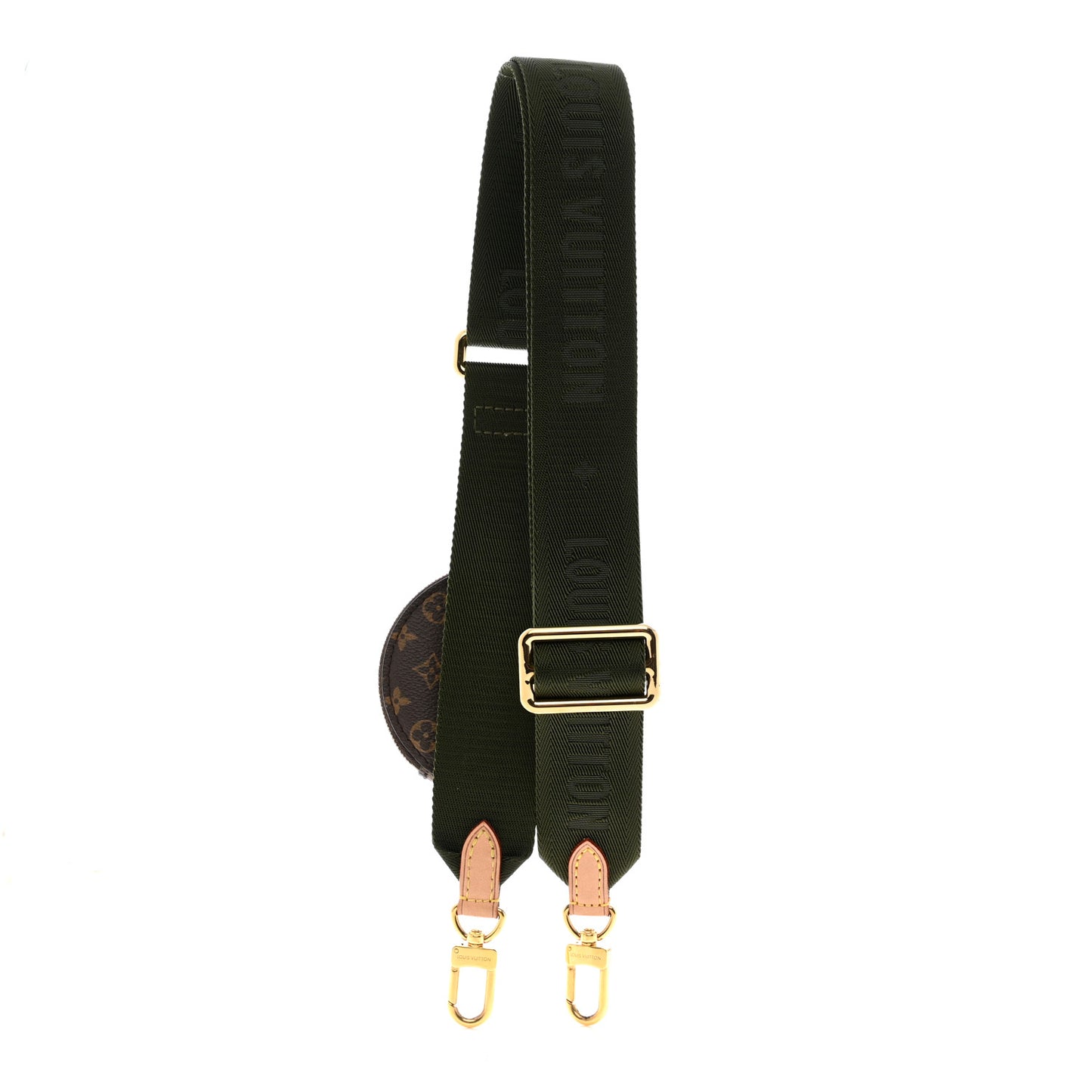 Monogram Multi Pochette Accessories Bandouliere Shoulder Strap Kaki
