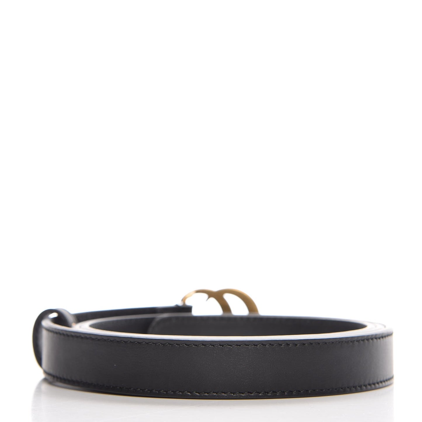 Calfskin Double G 20mm Belt 100 40 Black