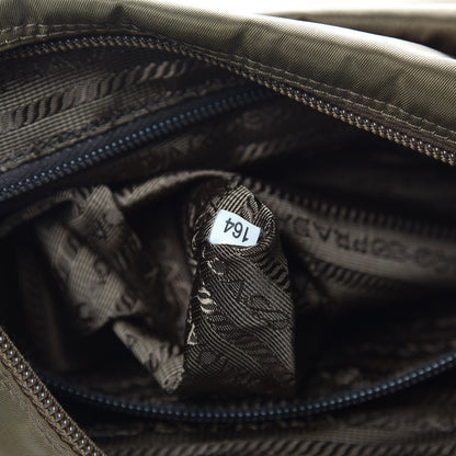 Prada Tessuto Nylon Saffiano Vela Messenger Bag Bruciato 5 of 8