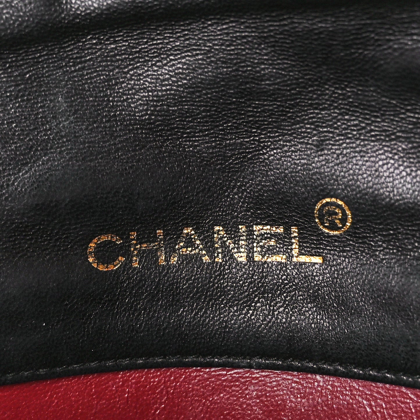 Lambskin Quilted Messenger Black