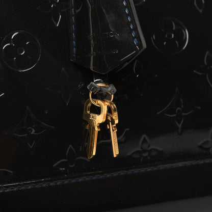 Louis Vuitton Vernis Alma MM Blue Infini 17 of 19