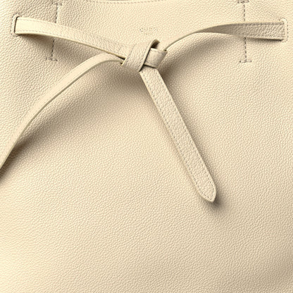 Celine Soft Grained Calfskin Small Belt Cabas Phantom Vanilla 9 of 13