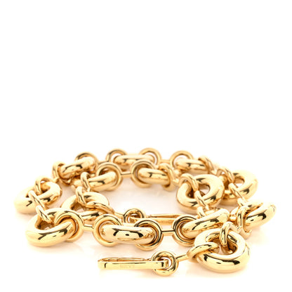 Loewe Brass Donut Chain Shoulder Strap Gold 1 of 3