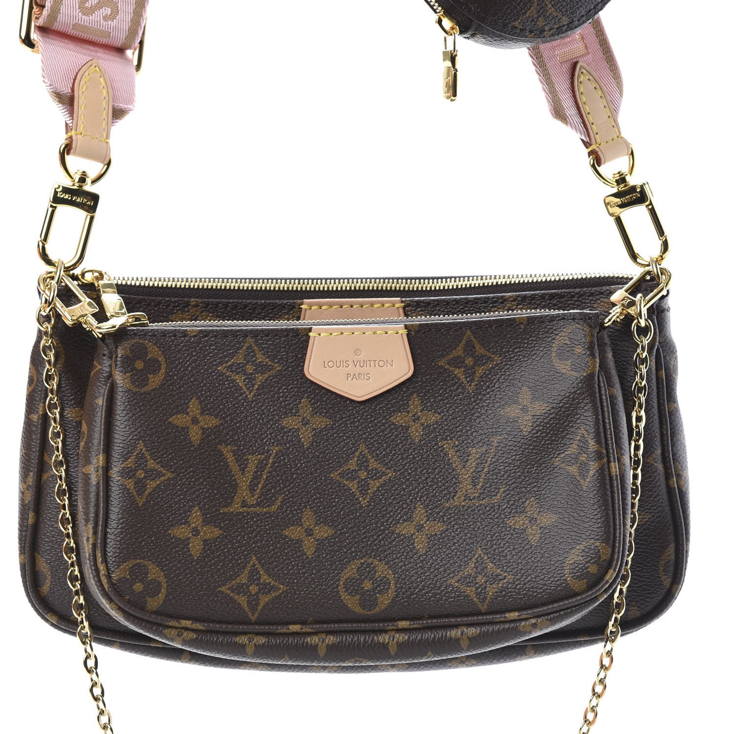 Monogram Multi Pochette Accessories Rose Clair