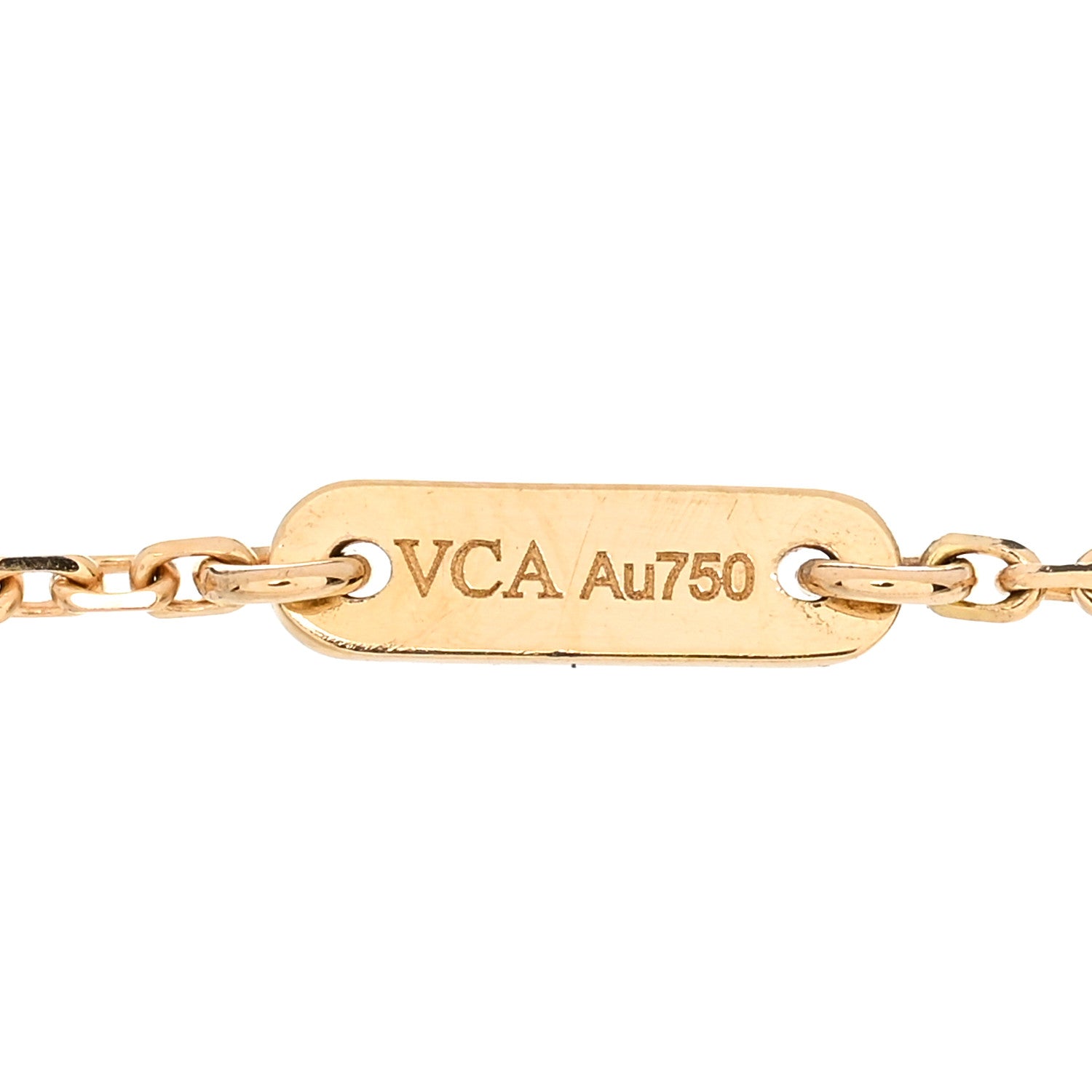 Van Cleef & Arpels 18K Yellow Gold Mother of Pearl Sweet Alhambra Bracelet 3 of 4
