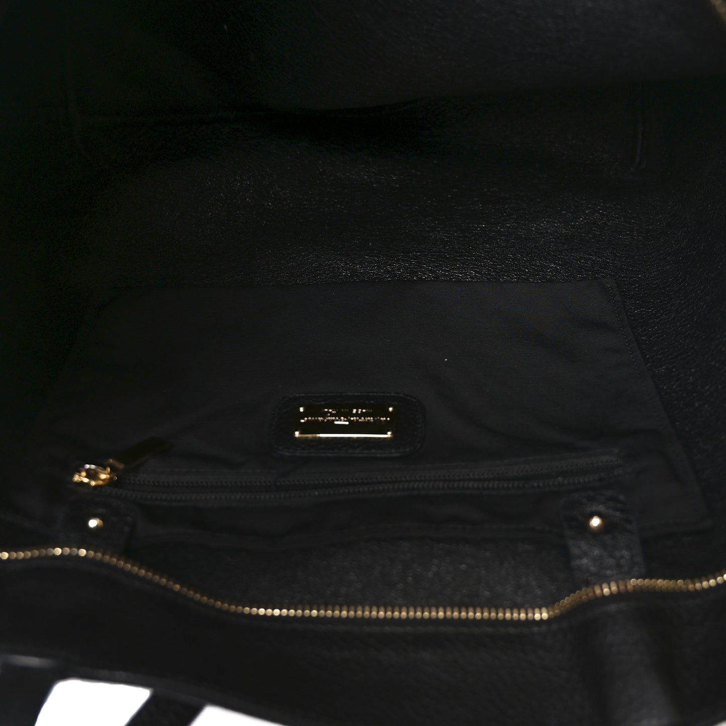 Calfskin Medium Tote  Black