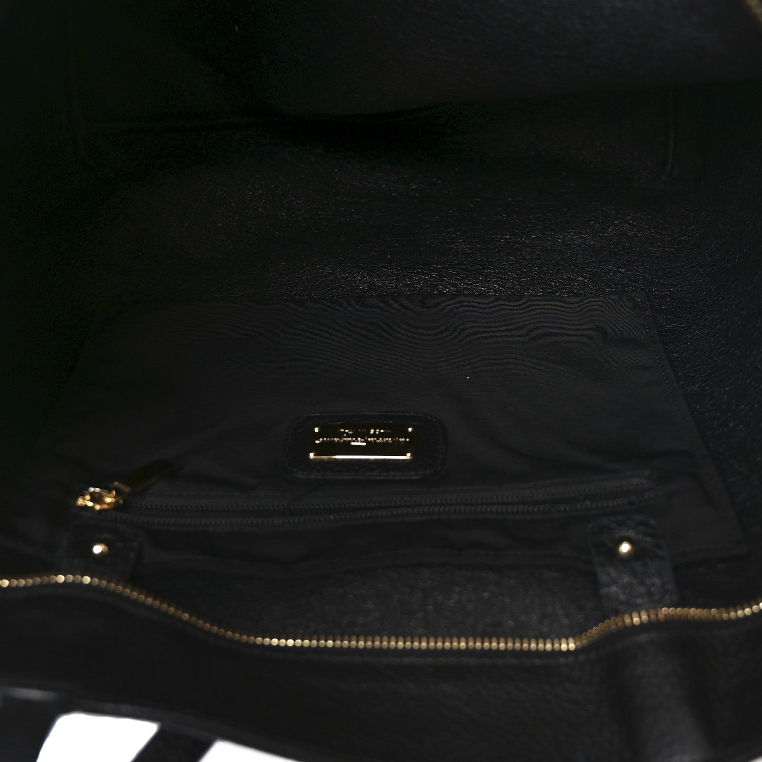Salvatore Ferragamo Calfskin Medium Tote  Black 5 of 9