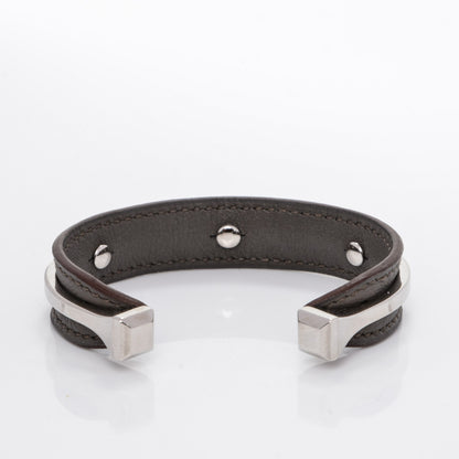Hermes Swift Binome Cuff S Etain 3 of 5
