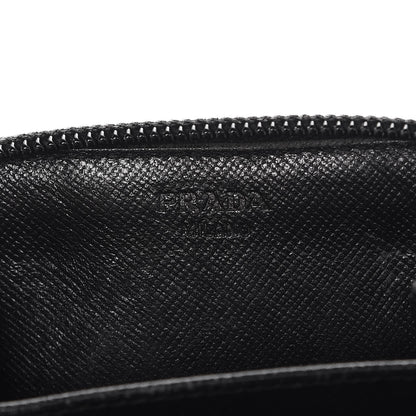 Prada Saffiano Coin Purse Black 6 of 13