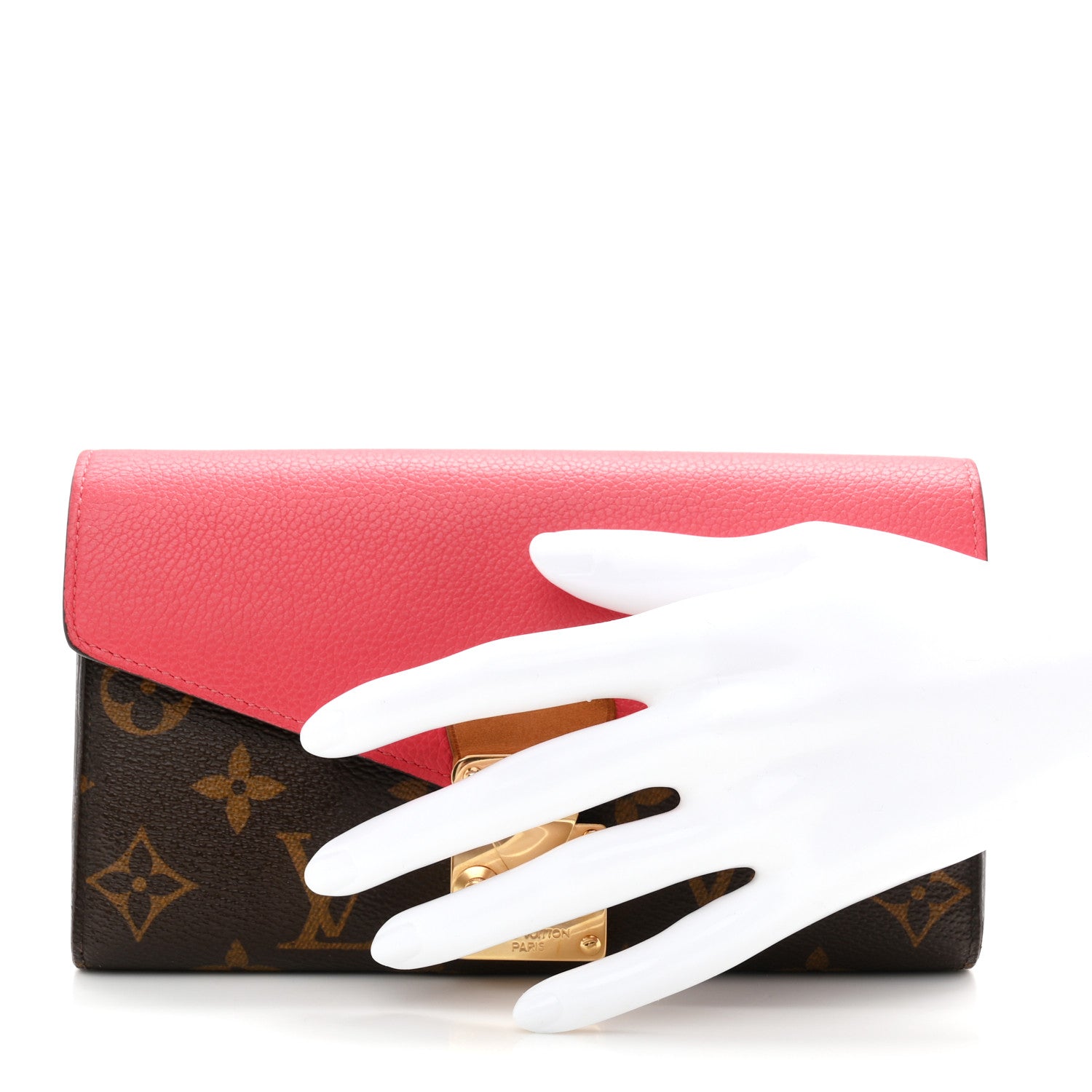 Louis Vuitton Monogram Pallas Wallet Litchi 2 of 7