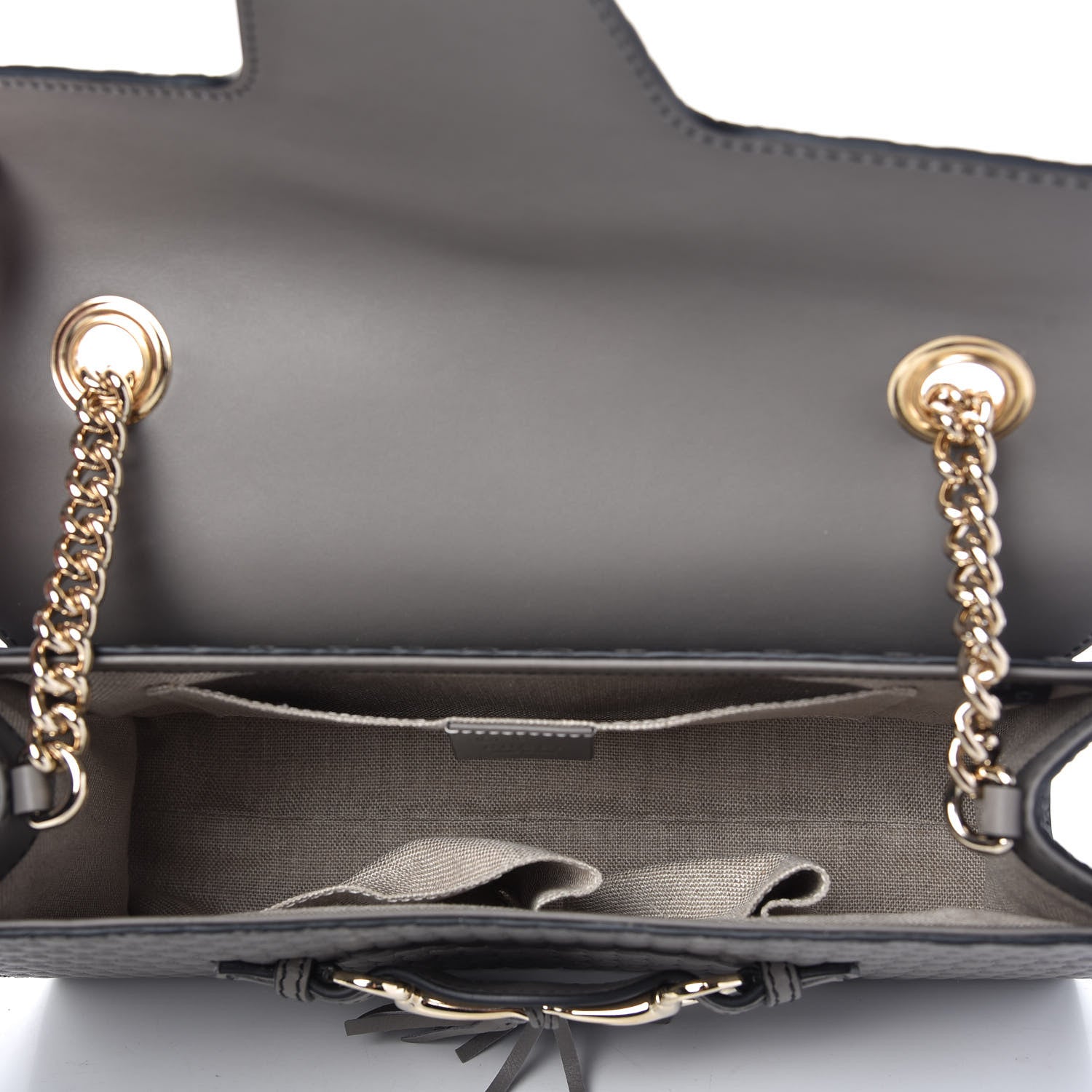 Gucci Soft Microguccissima Medium Emily Chain Shoulder Bag Loess 5 of 10