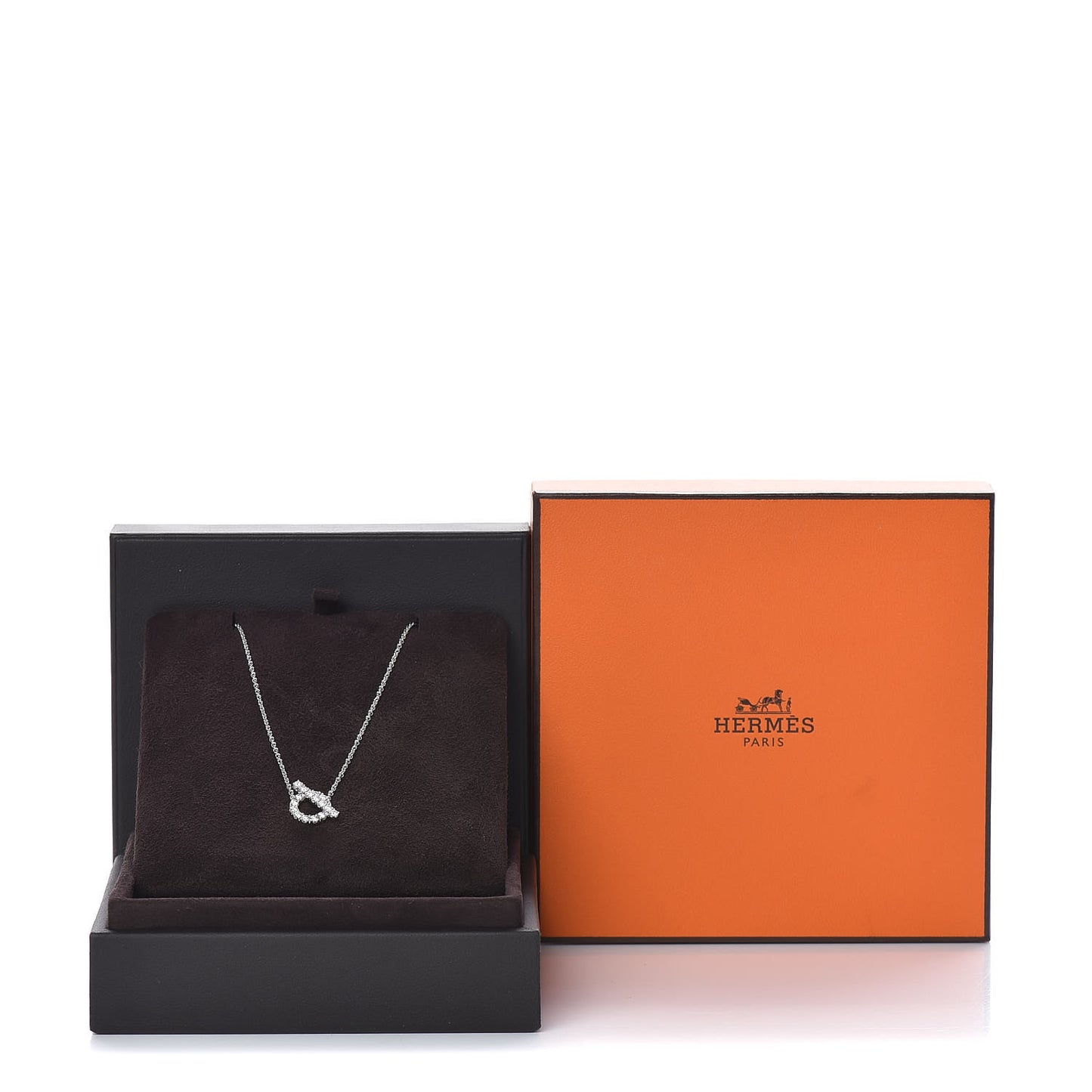 18K White Gold Diamond Finesse Pendant Necklace