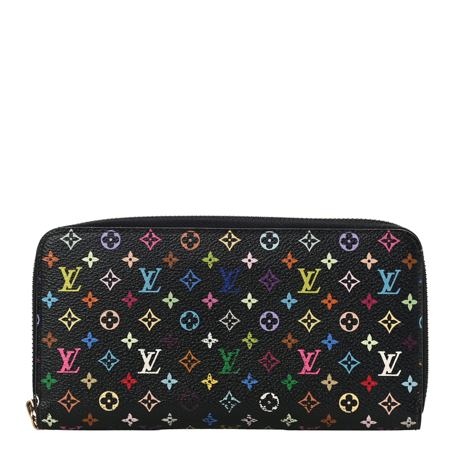 Monogram Multicolor Zippy Wallet Black Grenade